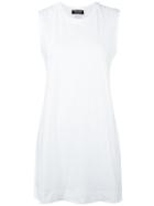 Twin-set Long Sleeveless T-shirt, Women's, Size: Small, White, Cotton
