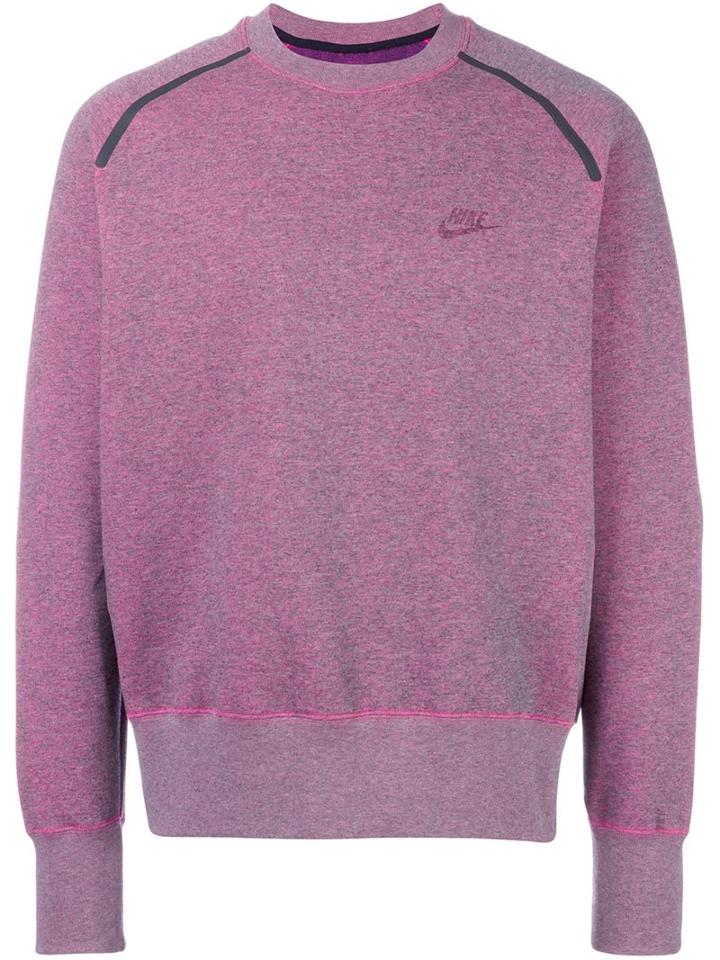 Nike Nikelab X Kim Jones Tech Fleece Sweatshirt, Men's, Size: Medium, Pink/purple, Cotton/polyester