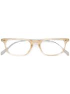 Oliver Peoples 'brennon' Glasses, Yellow/orange, Acetate/metal (other)