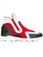 Mm6 Maison Margiela Colour Block Hi-top Sneakers