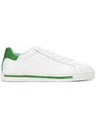 René Caovilla Embellished Sneakers - White