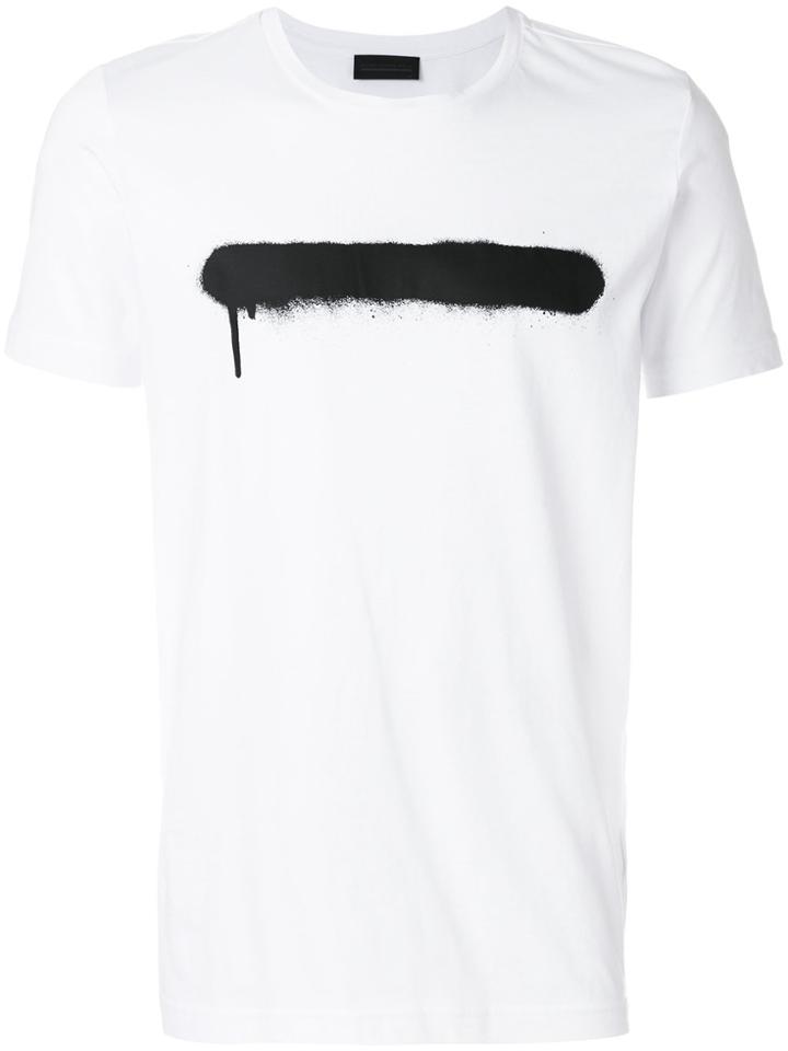 Diesel Black Gold Paint Brush T-shirt - White