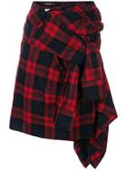 Dsquared2 Asymmetric Tartan Skirt