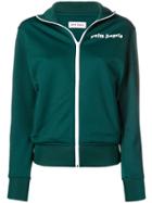 Palm Angels Zipped Track Jacket - Green