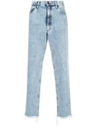 Duo Mid-rise Straight Jeans - Blue