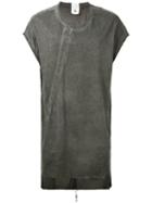 Lost & Found Rooms - Pleat Tunic - Men - Cotton - Xl, Grey, Cotton