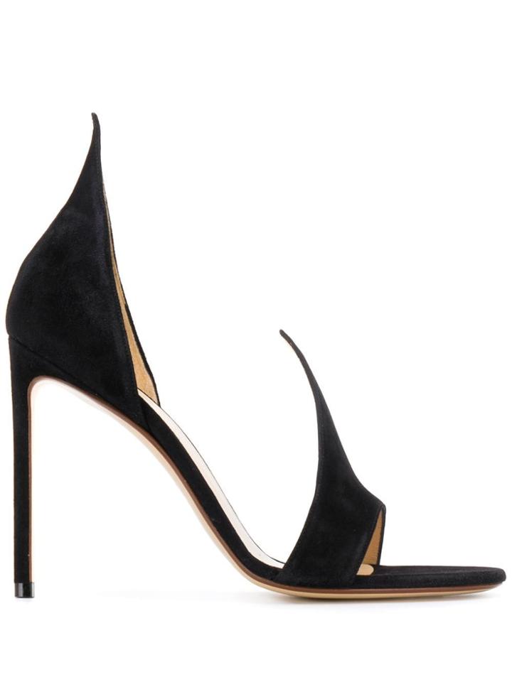 Francesco Russo Open Toe Sandals - Black