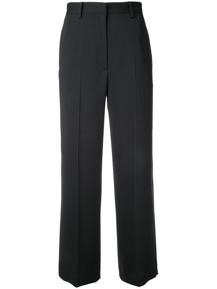 H Beauty & Youth Flared Pants, Women's, Size: Small, Black, Triacetate
