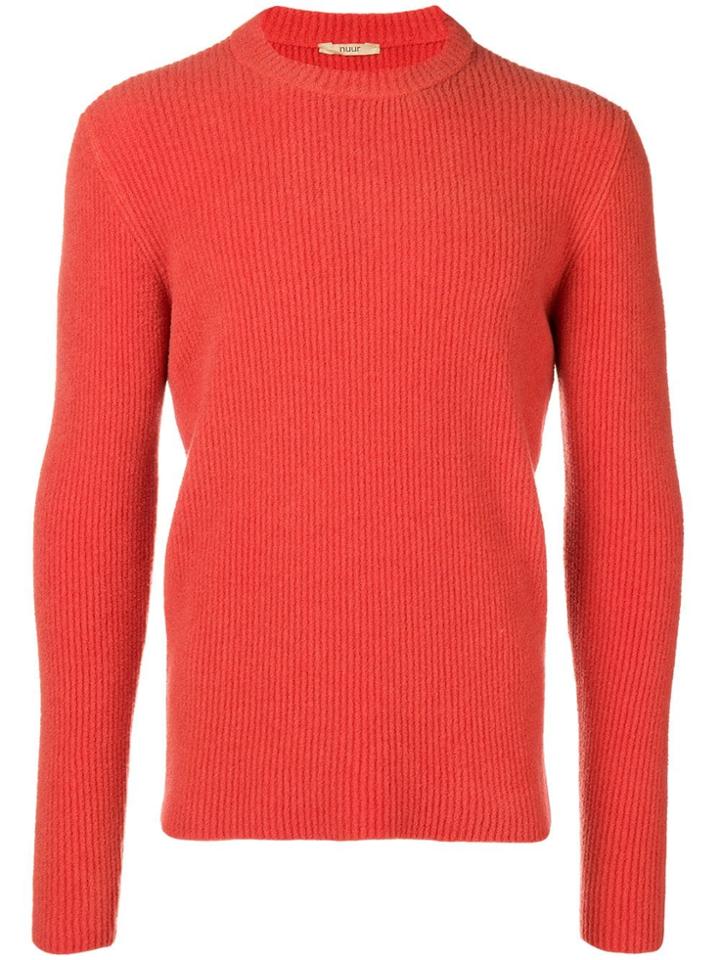 Nuur Round Neck Jumper - Orange