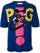 Walter Van Beirendonck Vintage Intarsia Knit T-shirt - Blue