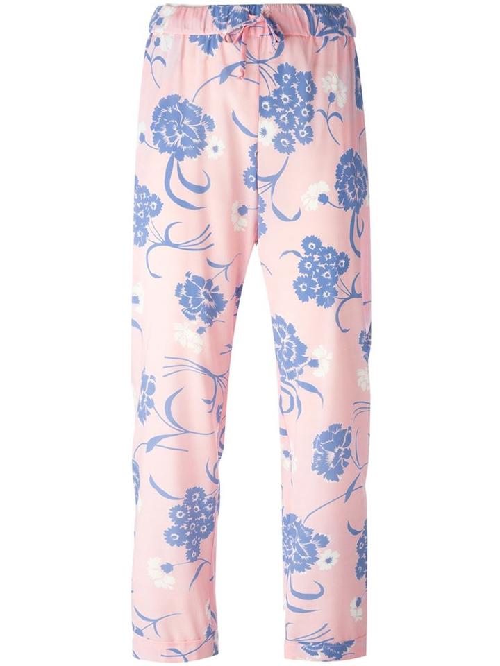 P.a.r.o.s.h. Floral Print Trousers