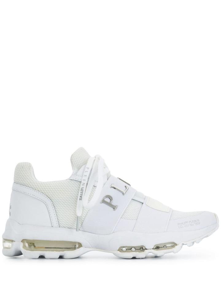 Philipp Plein Logo Band Sneakers - White