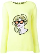 Ermanno Scervino Knit Printed Jumper - Yellow