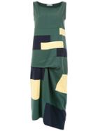 Mara Mac Midi Printed Dress - Green
