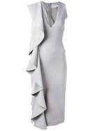 Solace Ceara Dress, Women's, Size: 12, Nude/neutrals, Nylon/polyester/spandex/elastane/rayon