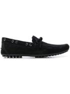 Emporio Armani Classic Slip-on Loafers - Black