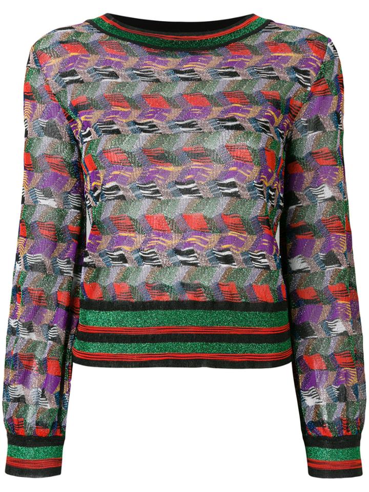 Missoni Lurex Zigzag Sweatshirt - Multicolour