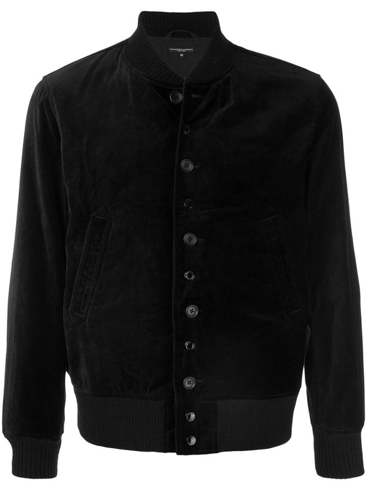 Engineered Garments Velvet Bomber Jacket - Black