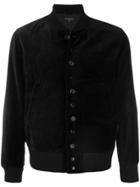 Engineered Garments Velvet Bomber Jacket - Black