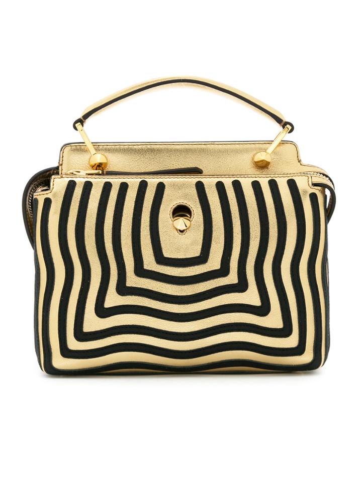 Fendi Dotcom Click Gold Edition Tote - Metallic