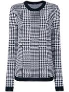 Balmain Prince Of Wales Checked Jumper - Black