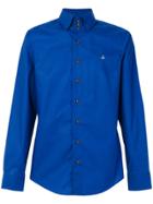 Vivienne Westwood Embroidered Orb Shirt - Blue