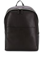 Canali Textured Leather Backpack - Brown
