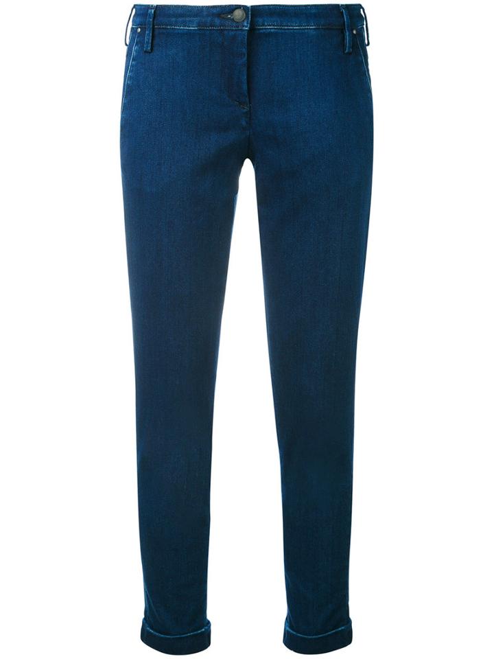 Jacob Cohen - Chino Denim Jeans - Women - Cotton/polyester/spandex/elastane - 29, Blue, Cotton/polyester/spandex/elastane