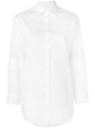 Mm6 Maison Margiela 'recouv Recouv' Shirt, Women's, Size: 42, White, Cotton