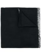 Valentino Vltn Logo Knit Scarf - Black