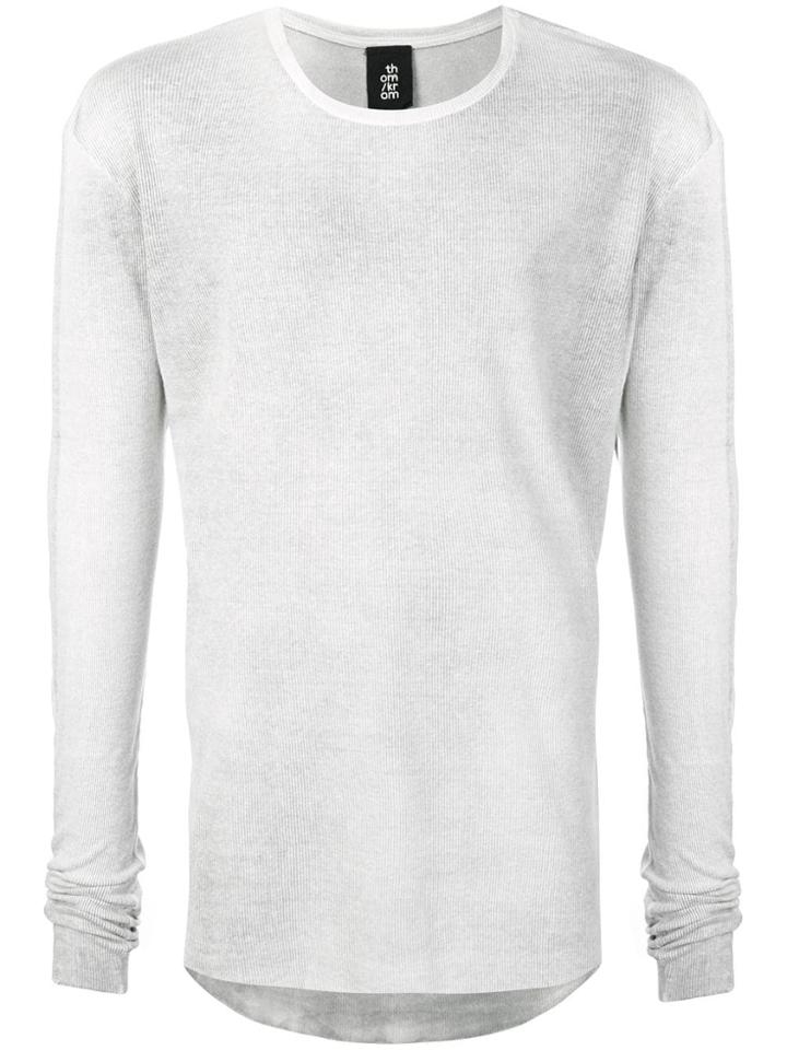Thom Krom Ribbed Longsleeved T-shirt - Grey