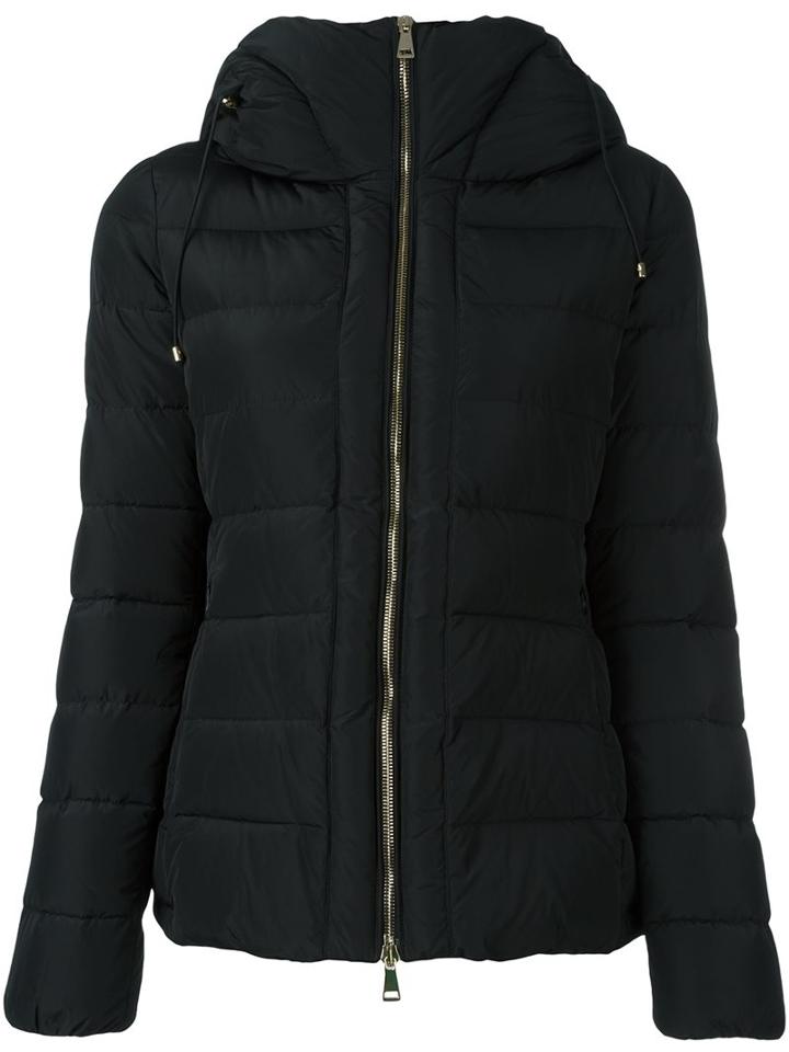 Moncler 'idrial' Padded Jacket, Women's, Size: 1, Black, Polyester/polyamide/feather
