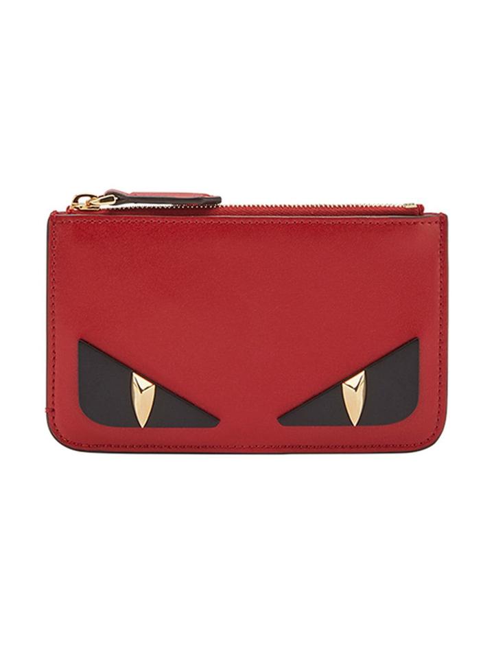 Fendi Key Case Pouch - Red
