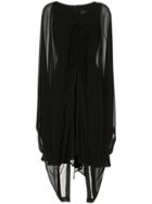 Kitx Cape Drape Dress - Black