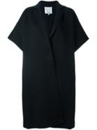 Tibi Notched Collar Cape
