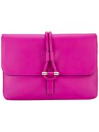 Tila March - Romy Clutch - Women - Leather - One Size, Pink/purple, Leather