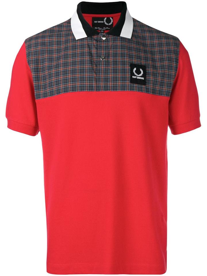 Raf Simons X Fred Perry Checked Polo Shirt