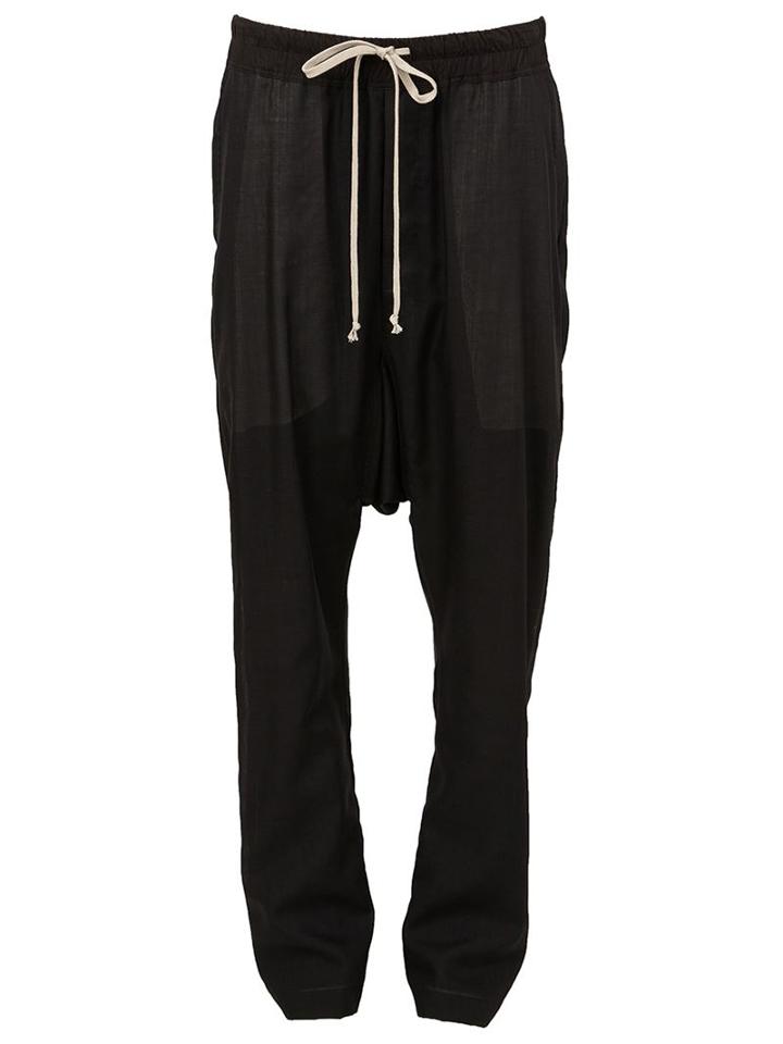 Rick Owens Drop-crotch Trousers