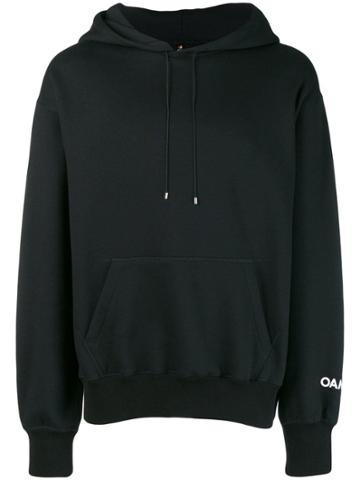 Oamc Ghosts Patch Hoodie - Black