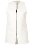 Toogood Zipped Raw Edge Gilet - Nude & Neutrals