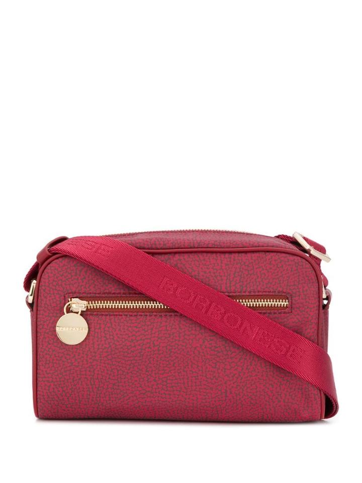 Borbonese Printed Crossbody Bag - Red