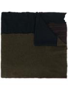 Rundholz Black Label Stripe Detailed Scarf - Blue