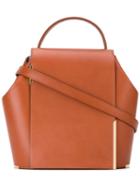 Onesixone - Structured Crossbody Bag - Women - Leather - One Size, Brown, Leather