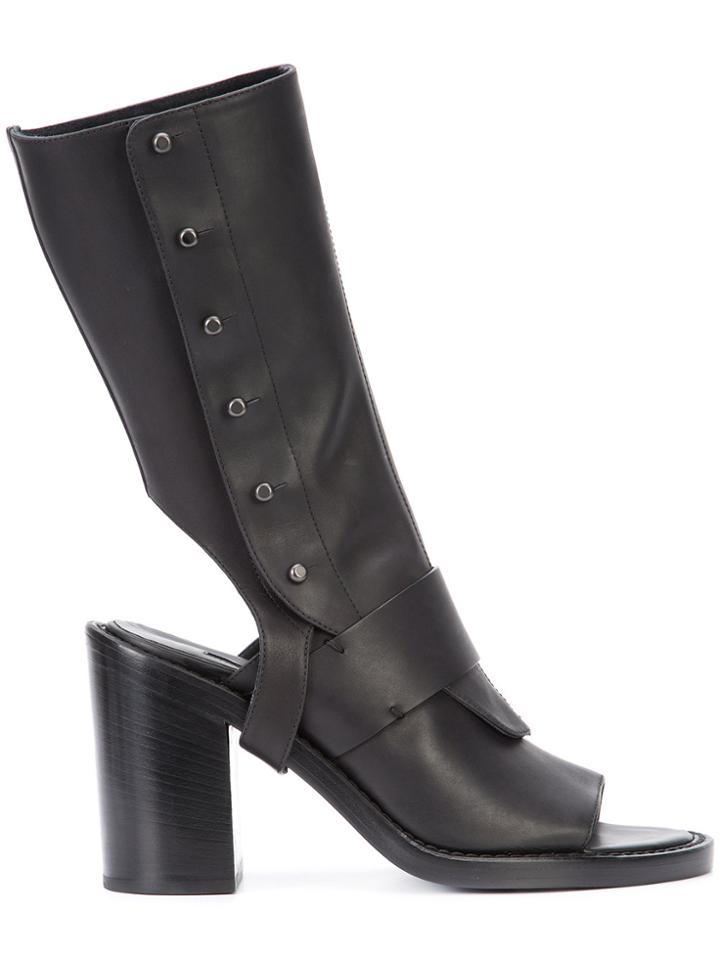 Ann Demeulemeester Backless Boots - Black