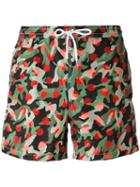 Kiton - Camouflage Print Swim Shorts - Men - Polyester - M, Polyester