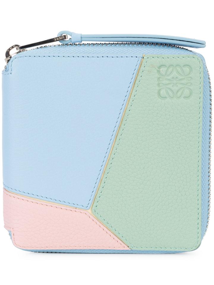 Loewe Puzzle Square Wallet - Blue