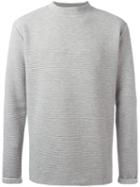 Journal Ribbed Detail Sweatshirt, Men's, Size: Medium, Grey, Cotton/polyester