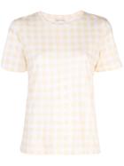 Stine Goya Milo Checked T-shirt - White