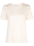 Stine Goya Milo Checked T-shirt - White