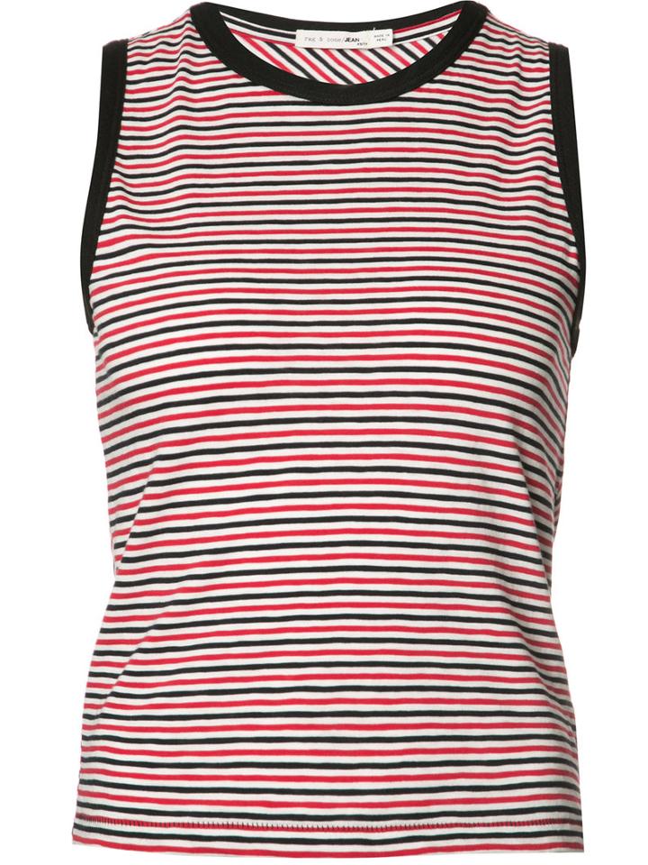 Rag & Bone /jean Striped Tank Top, Women's, Size: Xs, Red, Cotton
